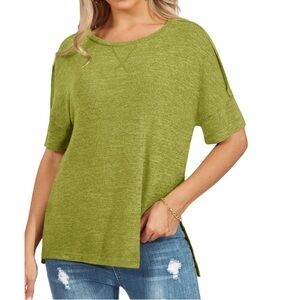 -NIB Geheng Women's Short Sleeve Crew Neck T Shirt - Size: MEDIUM